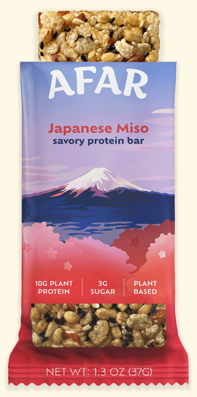 Afar Japanese Miso bar unwrapped