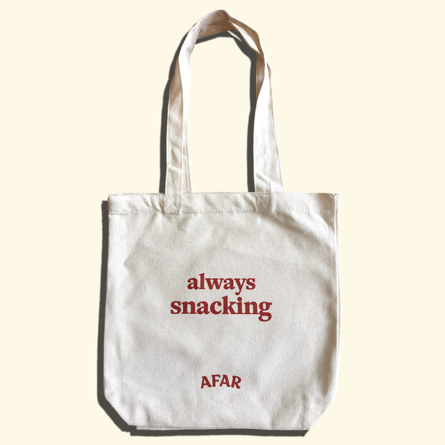 Afar organic canvas tote bag